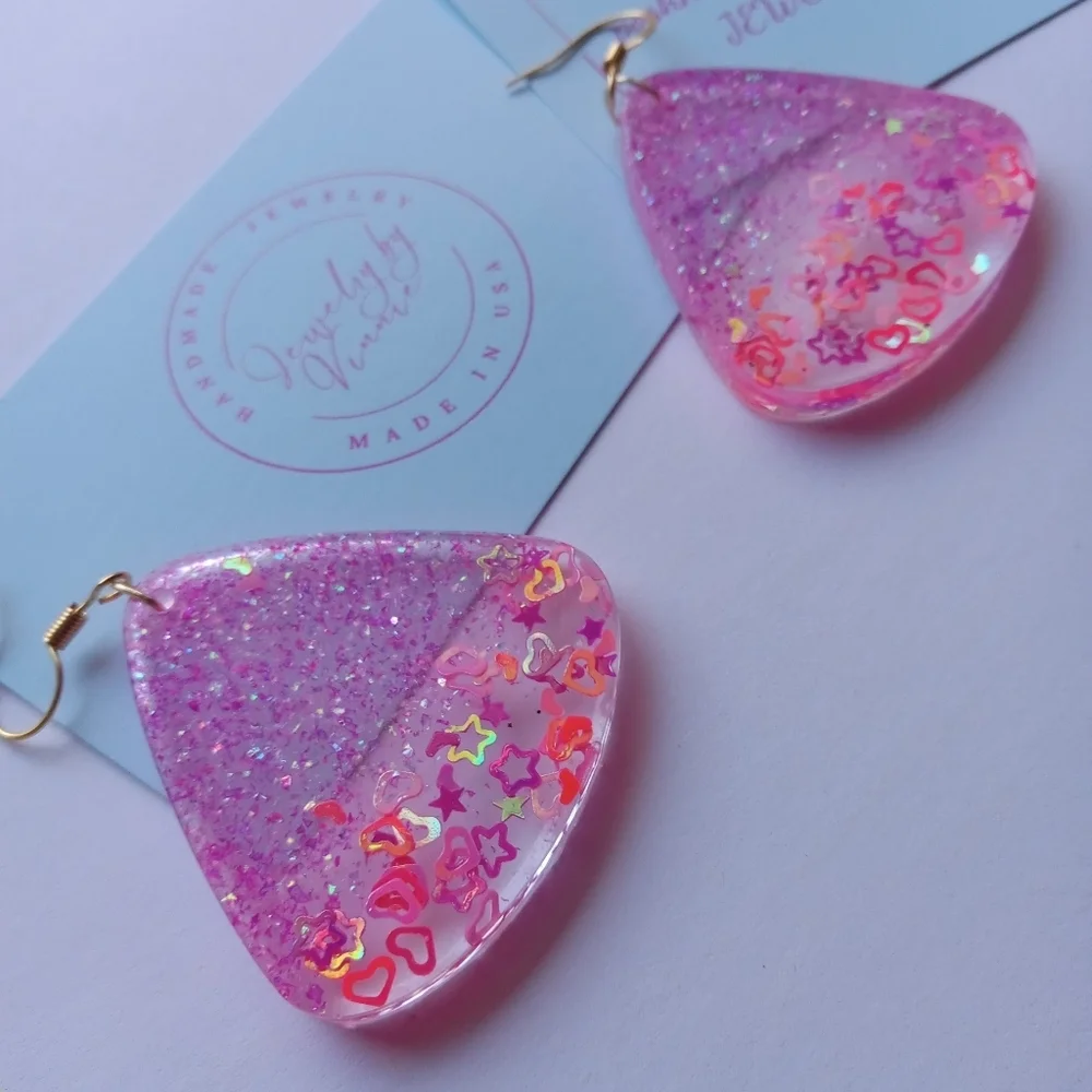 Hand Crafted Barbie's Dreams Collection Earrings